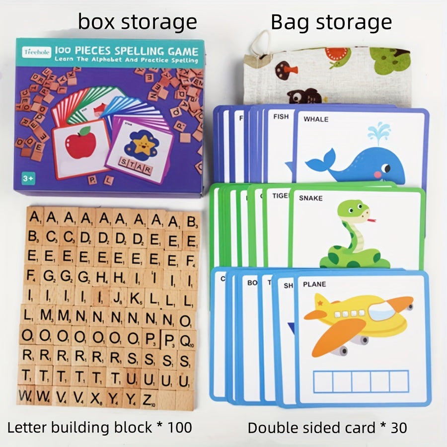 Puzzle 100 Mots Montessori – Apprendre à Lire en S’Amusant Dès 3 Ans