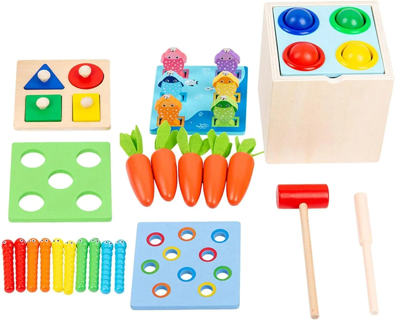 cadeau enfant 3 ans jouet multi-activités montessori bois naturel