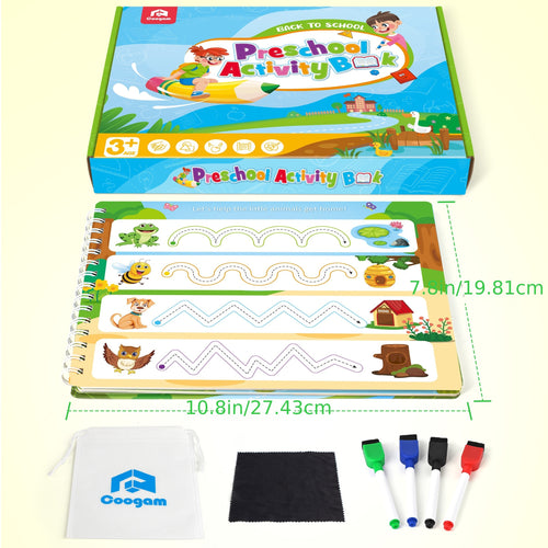  cahier écriture montessori réutilisable  lettres chiffres 3 